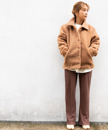 DETAILS/エコファーコーチジャケット