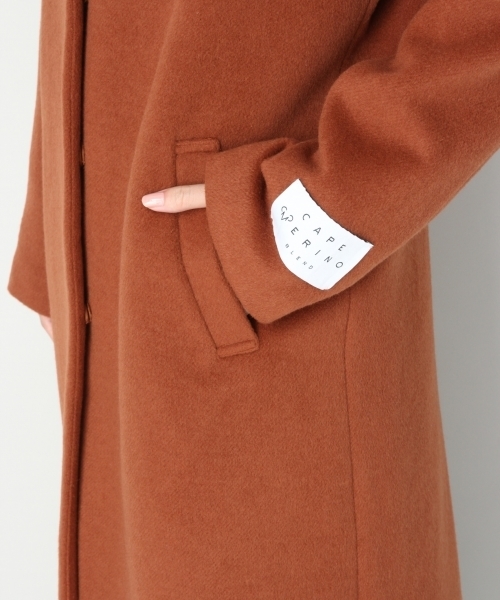 LOWRYS FARM（ローリーズファーム）の「メリノウールノーカラーコート　794329（その他アウター・レディース・ライトグレー/ブラック/グレー/ブラウン/グリーン・MEDIUM/LARGE）」の15枚目の写真