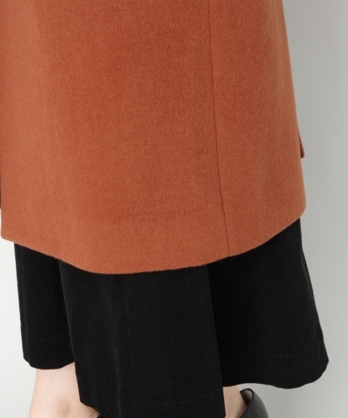 LOWRYS FARM（ローリーズファーム）の「メリノウールノーカラーコート　794329（その他アウター・レディース・ライトグレー/ブラック/グレー/ブラウン/グリーン・MEDIUM/LARGE）」の8枚目の写真