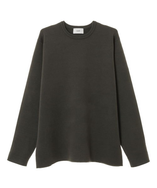CLANE(クラネ)の「BASIC BOX KNIT TOPS(ニット/セーター・メンズ・ブラック/オレンジ/グリーン・1/2)」の3枚目の写真