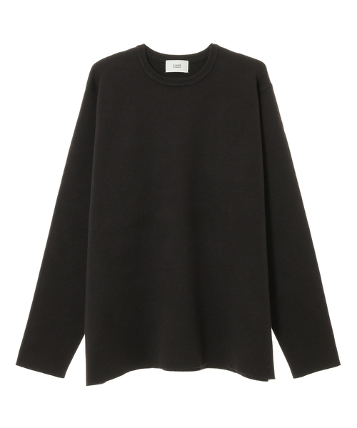 CLANE(クラネ)の「BASIC BOX KNIT TOPS(ニット/セーター・メンズ・ブラック/オレンジ/グリーン・1/2)」の2枚目の写真