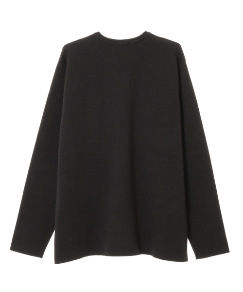 CLANE(クラネ)の「BASIC BOX KNIT TOPS(ニット/セーター・メンズ・ブラック/オレンジ/グリーン・1/2)」の6枚目の写真