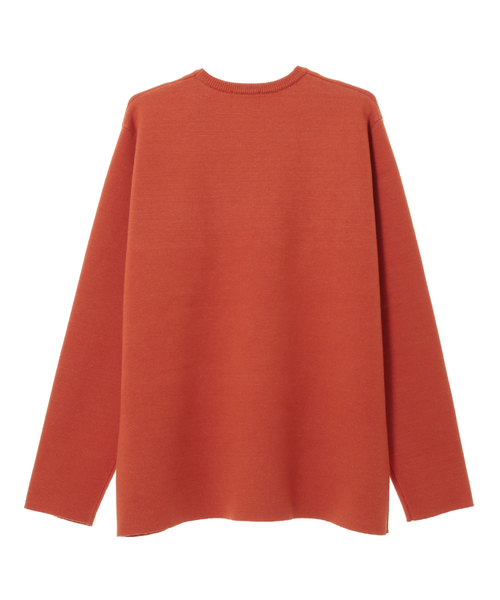CLANE(クラネ)の「BASIC BOX KNIT TOPS(ニット/セーター・メンズ・ブラック/オレンジ/グリーン・1/2)」の8枚目の写真