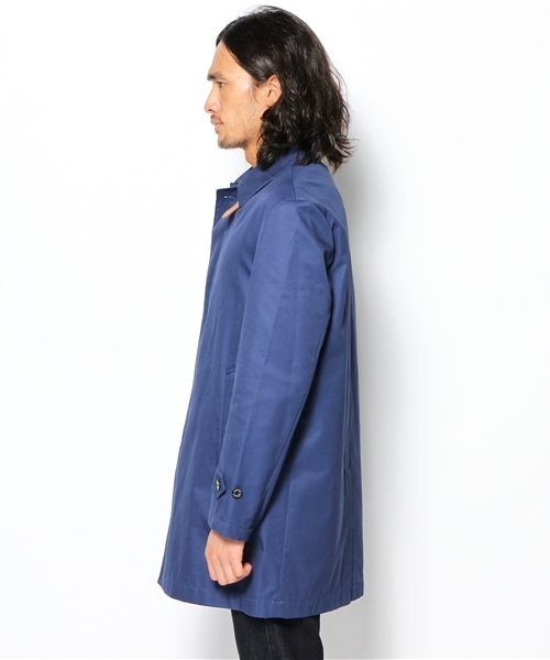 SHIPS（シップス）の「SC: コットン/ボンディング ステンカラーコート（ステンカラーコート・メンズ・コバルトブルー/その他/ベージュ・LARGE/X-LARGE/SMALL/MEDIUM）」の5枚目の写真
