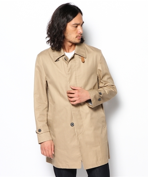 SHIPS（シップス）の「SC: コットン/ボンディング ステンカラーコート（ステンカラーコート・メンズ・コバルトブルー/その他/ベージュ・LARGE/X-LARGE/SMALL/MEDIUM）」の17枚目の写真