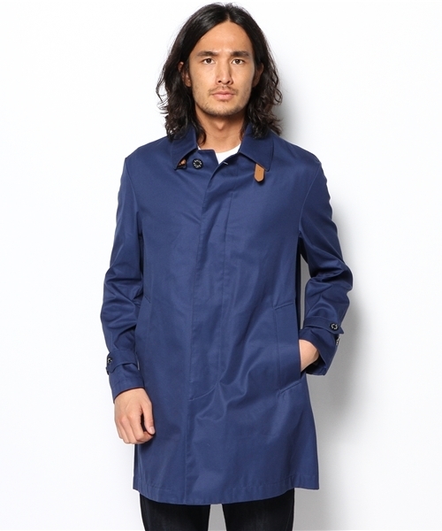 SHIPS（シップス）の「SC: コットン/ボンディング ステンカラーコート（ステンカラーコート・メンズ・コバルトブルー/その他/ベージュ・LARGE/X-LARGE/SMALL/MEDIUM）」の18枚目の写真