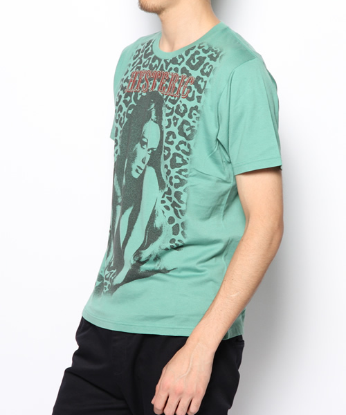 HYSTERIC GLAMOUR（ヒステリックグラマー）の「WOMAN LEOPARD pt T-SH（Tシャツ/カットソー・メンズ・ホワイト/ピンク/グリーン・SMALL/MEDIUM/LARGE）」の8枚目の写真