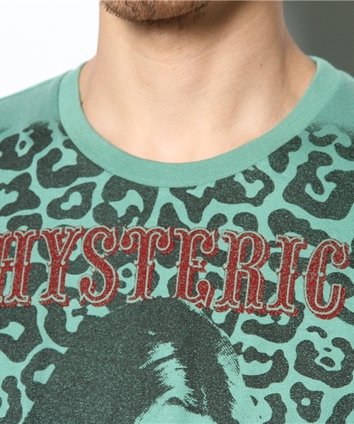 HYSTERIC GLAMOUR（ヒステリックグラマー）の「WOMAN LEOPARD pt T-SH（Tシャツ/カットソー・メンズ・ホワイト/ピンク/グリーン・SMALL/MEDIUM/LARGE）」の4枚目の写真