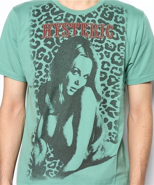 HYSTERIC GLAMOUR（ヒステリックグラマー）の「WOMAN LEOPARD pt T-SH（Tシャツ/カットソー・メンズ・ホワイト/ピンク/グリーン・SMALL/MEDIUM/LARGE）」の6枚目の写真