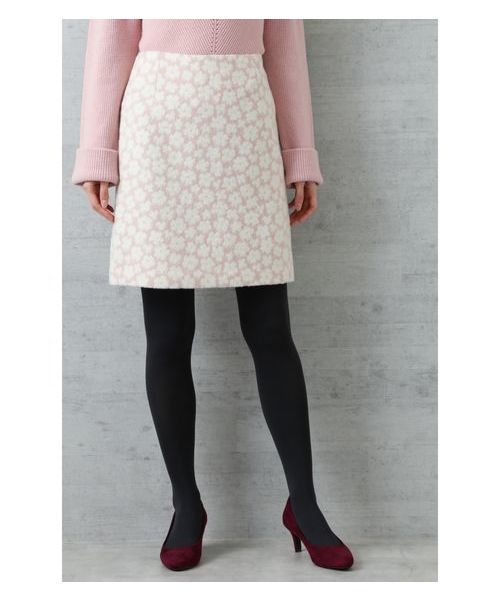 NATURAL BEAUTY BASIC（ナチュラルビューティーベーシック）の「ラメフラワージャガードスカート（スカート・レディース・ピンク系その他/ブルー系その他6・SMALL/MEDIUM/X-SMALL）」の14枚目の写真