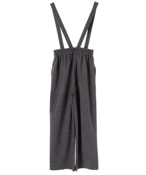 AMERICAN HOLIC（アメリカンホリック）の「・サス付ワイドパンツ（その他パンツ・レディース・その他8/ハウンドトゥース/ブラウン系その他4・M/L）」の9枚目の写真