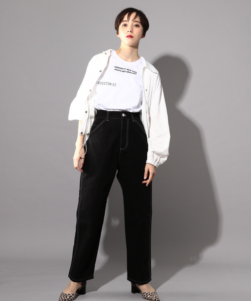 PAGEBOY(ページボーイ)の「ペインターパンツ(その他パンツ・レディース・ブラック/ベージュ/オフホワイト/インディゴブルー・SMALL/MEDIUM)」の13枚目の写真