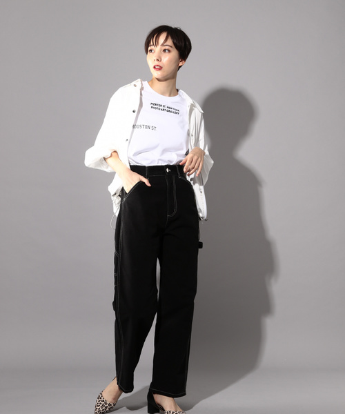 PAGEBOY(ページボーイ)の「ペインターパンツ(その他パンツ・レディース・ブラック/ベージュ/オフホワイト/インディゴブルー・SMALL/MEDIUM)」の10枚目の写真