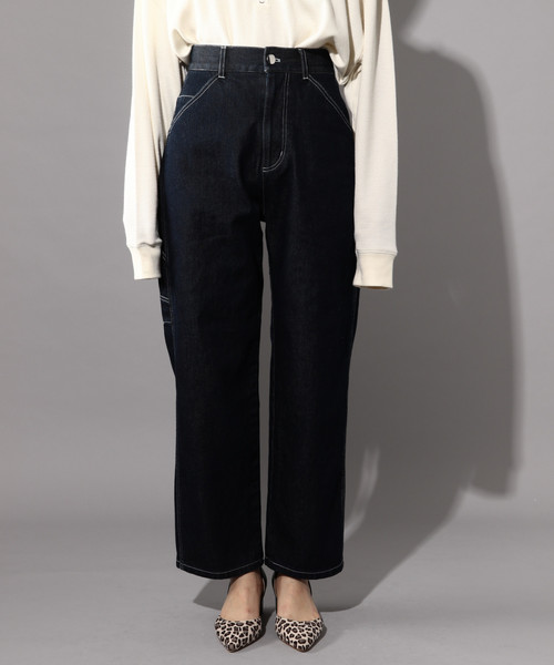 PAGEBOY(ページボーイ)の「ペインターパンツ(その他パンツ・レディース・ブラック/ベージュ/オフホワイト/インディゴブルー・SMALL/MEDIUM)」の21枚目の写真