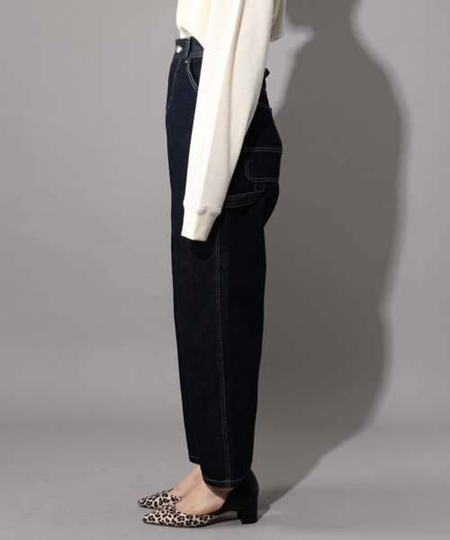 PAGEBOY(ページボーイ)の「ペインターパンツ(その他パンツ・レディース・ブラック/ベージュ/オフホワイト/インディゴブルー・SMALL/MEDIUM)」の8枚目の写真