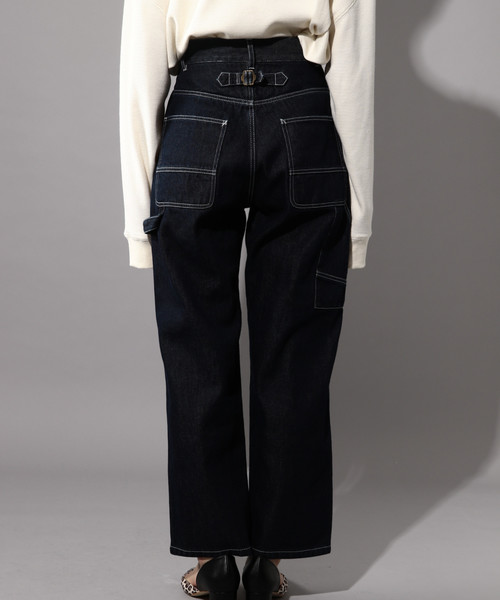 PAGEBOY(ページボーイ)の「ペインターパンツ(その他パンツ・レディース・ブラック/ベージュ/オフホワイト/インディゴブルー・SMALL/MEDIUM)」の14枚目の写真