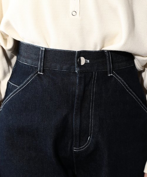 PAGEBOY(ページボーイ)の「ペインターパンツ(その他パンツ・レディース・ブラック/ベージュ/オフホワイト/インディゴブルー・SMALL/MEDIUM)」の11枚目の写真