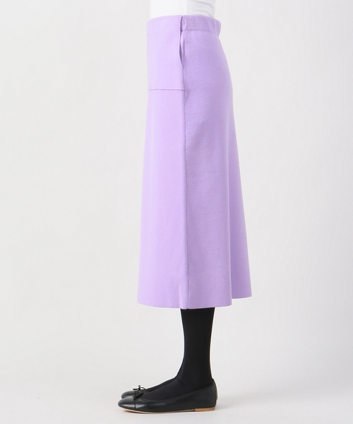 JOINT WORKS（ジョイントワークス）の「マシンウォッシュソウバリタイトスカート（スカート・レディース・ライトグレー/ブラック/パープル・FREE）」の8枚目の写真