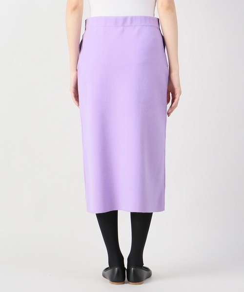 JOINT WORKS（ジョイントワークス）の「マシンウォッシュソウバリタイトスカート（スカート・レディース・ライトグレー/ブラック/パープル・FREE）」の13枚目の写真