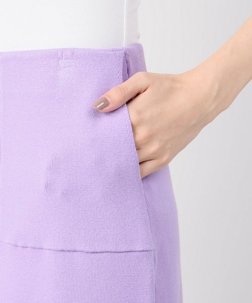 JOINT WORKS（ジョイントワークス）の「マシンウォッシュソウバリタイトスカート（スカート・レディース・ライトグレー/ブラック/パープル・FREE）」の12枚目の写真