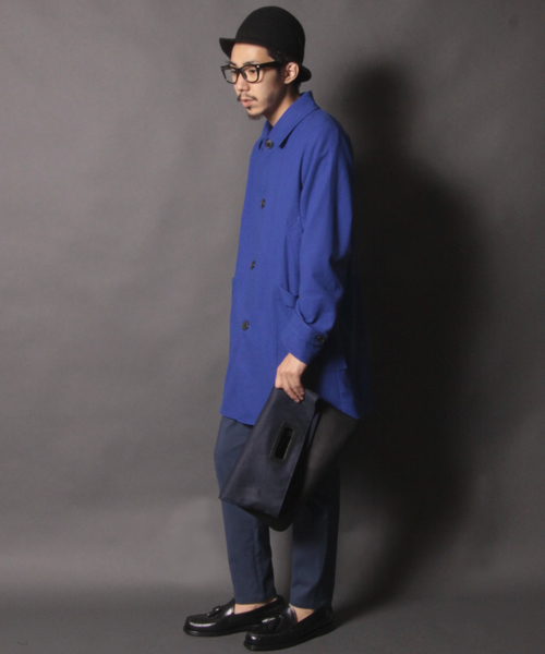 AMERICAN RAG CIE(アメリカンラグシー)の「AMERICAN RAG CIE by handyworks ウルトラストレッチテーパードパンツ【WEB限定】∴111-HDE-H132-PT113(スラックス・メンズ・ベージュ/インディゴブルー/グリーン・2/1/3)」の13枚目の写真