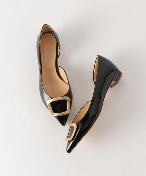 FABIO RUSCONI（ファビオルスコーニ）の「【別注】OD FABIO&O ﾌﾚｰﾑｾﾊﾟPS（パンプス・レディース・シルバー/ブラック・35/36/38/37）」の3枚目の写真