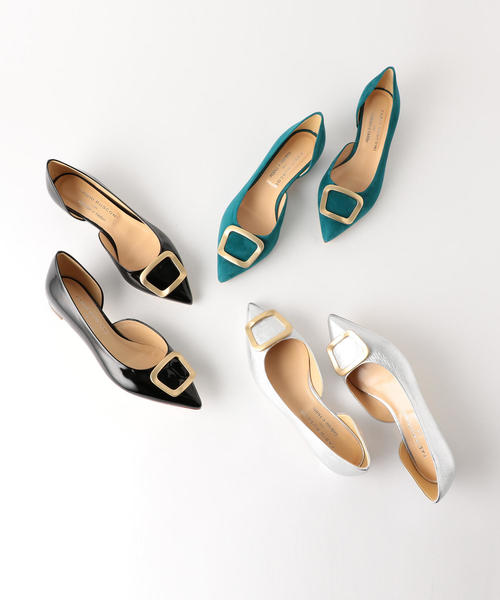 FABIO RUSCONI（ファビオルスコーニ）の「【別注】OD FABIO&O ﾌﾚｰﾑｾﾊﾟPS（パンプス・レディース・シルバー/ブラック・35/36/38/37）」の10枚目の写真