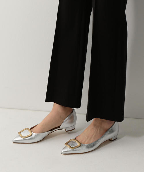 FABIO RUSCONI（ファビオルスコーニ）の「【別注】OD FABIO&O ﾌﾚｰﾑｾﾊﾟPS（パンプス・レディース・シルバー/ブラック・35/36/38/37）」の13枚目の写真