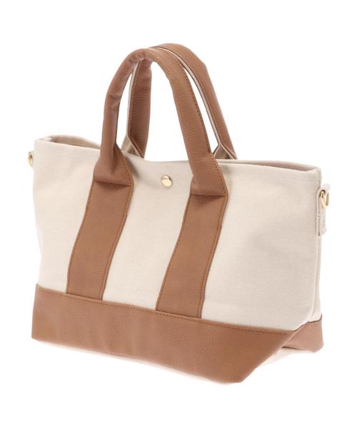 AMERICAN HOLIC（アメリカンホリック）の「5col.2WAYミニトート（トートバッグ・レディース・ブラック/ベージュ/サックスブルー/ゴールド/ホワイト系その他3・FREE）」の7枚目の写真