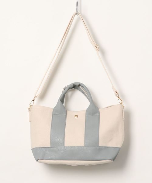 AMERICAN HOLIC（アメリカンホリック）の「5col.2WAYミニトート（トートバッグ・レディース・ブラック/ベージュ/サックスブルー/ゴールド/ホワイト系その他3・FREE）」の19枚目の写真