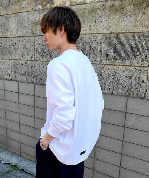 SUPERTHANKS(スーパーサンクス)の「スウィッチングテールビッグロングTシャツ(Tシャツ/カットソー・メンズ・ブラック×ブラック/ブラック×ホワイト/ホワイト×ブラック/ホワイト×ホワイト・MEDIUM/SMALL/LARGE)」の5枚目の写真