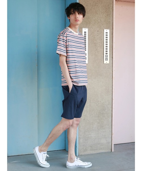 CRAFT STANDARD BOUTIQUE（クラフトスタンダードブティック）の「ドロストイージーショートパンツ2 ○（その他パンツ・メンズ・ネイビー/その他5/その他7/ストライプ/ブルー系その他4/ブルー系その他5・L/LL/M/S）」の20枚目の写真