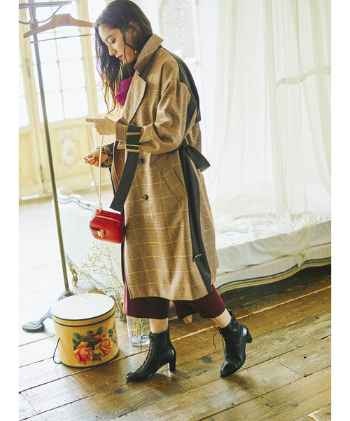 cava cava（サヴァサヴァ）の「〈cava cava（サヴァサヴァ）〉レースアップブーツ（ブーツ・レディース・ブラック/ブラウン/グレー・22.5cm/23.5cm/24.5cm/23.0cm/24.0cm）」の13枚目の写真