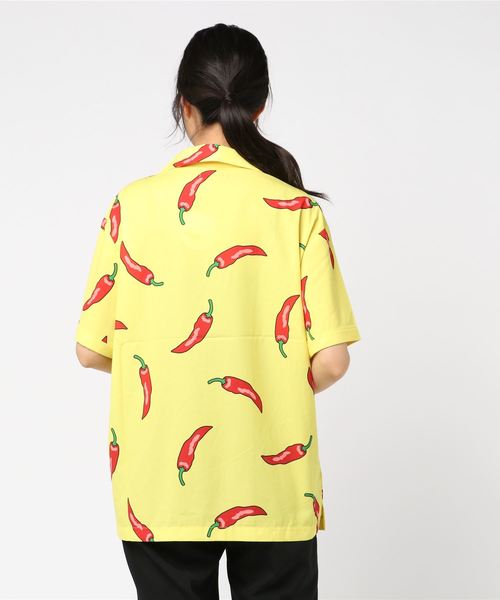 PUNYUS(プニュズ)の「野菜柄シャツ(シャツ/ブラウス・レディース・ブルー/ピンク/イエロー・1/2/3/4)」の7枚目の写真