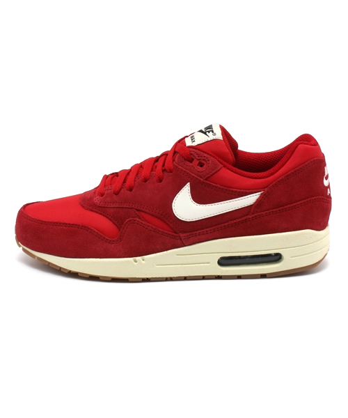 NIKE(ナイキ)の「ナイキ エアマックス エッセンシャル スエードパック NIKE AIR MAX 1 ESSENTIAL 537383(スニーカー・メンズ・レッド・24cm/26.5cm/27.5cm/27cm/24.5cm/28cm)」の4枚目の写真