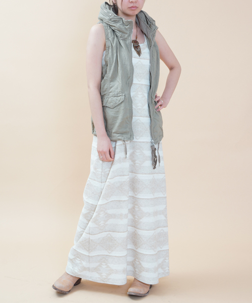 goa（ゴア）の「綿麻ビッグフードベスト（ベスト）」 - WEAR