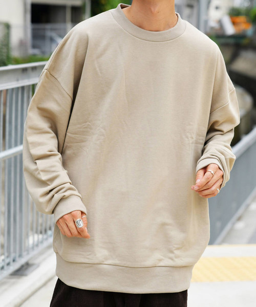 kutir（クティール）の「ウルトラルーズシルエットスウェット（スウェット・メンズ・ブラック/ダークブラウン/ベージュ/グリーン・MEDIUM/LARGE）」の3枚目の写真