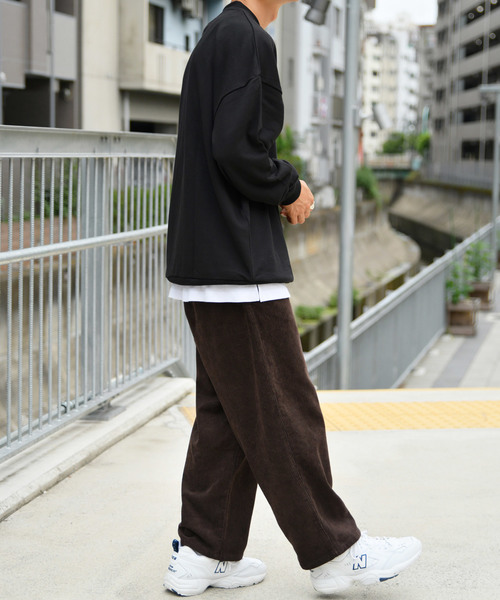 kutir（クティール）の「ウルトラルーズシルエットスウェット（スウェット・メンズ・ブラック/ダークブラウン/ベージュ/グリーン・MEDIUM/LARGE）」の6枚目の写真