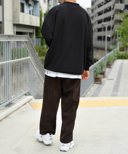 kutir（クティール）の「ウルトラルーズシルエットスウェット（スウェット・メンズ・ブラック/ダークブラウン/ベージュ/グリーン・MEDIUM/LARGE）」の7枚目の写真