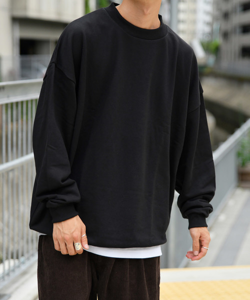 kutir（クティール）の「ウルトラルーズシルエットスウェット（スウェット・メンズ・ブラック/ダークブラウン/ベージュ/グリーン・MEDIUM/LARGE）」の8枚目の写真