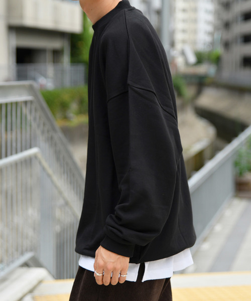 kutir（クティール）の「ウルトラルーズシルエットスウェット（スウェット・メンズ・ブラック/ダークブラウン/ベージュ/グリーン・MEDIUM/LARGE）」の9枚目の写真