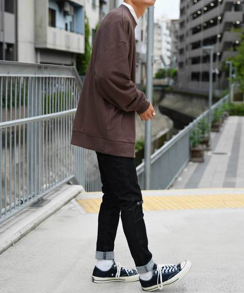 kutir（クティール）の「ウルトラルーズシルエットスウェット（スウェット・メンズ・ブラック/ダークブラウン/ベージュ/グリーン・MEDIUM/LARGE）」の13枚目の写真