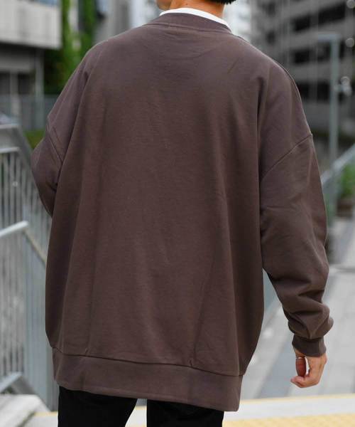 kutir（クティール）の「ウルトラルーズシルエットスウェット（スウェット・メンズ・ブラック/ダークブラウン/ベージュ/グリーン・MEDIUM/LARGE）」の17枚目の写真