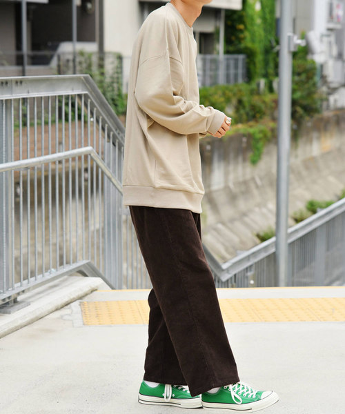 kutir（クティール）の「ウルトラルーズシルエットスウェット（スウェット・メンズ・ブラック/ダークブラウン/ベージュ/グリーン・MEDIUM/LARGE）」の20枚目の写真