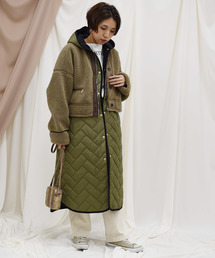 Eimee Law | 【Eimee Law】ボア＆キルトレイヤードコート(その他アウター)