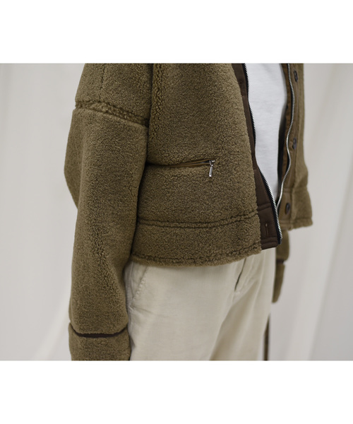 Eimee Law（エイミーロウ）の「【Eimee Law】ボア＆キルトレイヤードコート（その他アウター・レディース・モカ/ライトベージュ・38）」の22枚目の写真