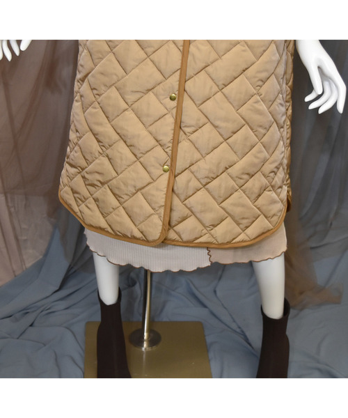 Eimee Law（エイミーロウ）の「【Eimee Law】ボア＆キルトレイヤードコート（その他アウター・レディース・モカ/ライトベージュ・38）」の20枚目の写真