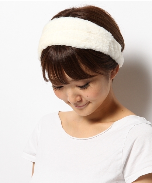 WEGO(ウィゴー)の「WEGO/ファーターバン(ヘアバンド・レディース・ホワイト/ブラック/ブラウン/ピンク・FREE)」の5枚目の写真