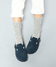 BIRKENSTOCK | 14秋冬新色・BOSTON/ボストン デニムブルーソフトフットベッド（WOMEN&MEN）(サンダル)