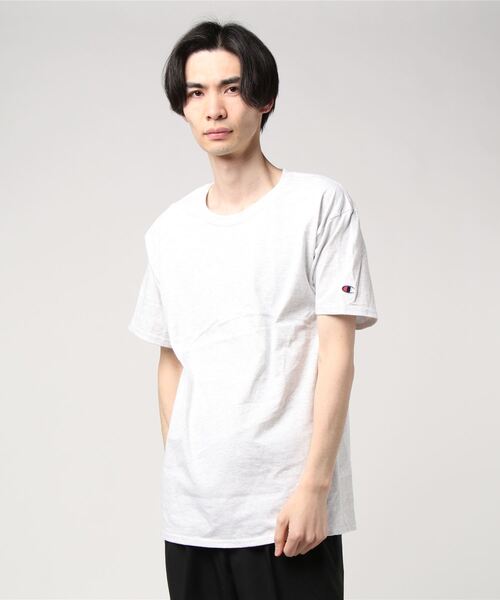 Champion(チャンピオン)の「【Champion/チャンピオン】(UN)6oz. SHORT-SLEEVE T-SHIRT(Tシャツ/カットソー・メンズ・チャコール/グリーン/オートミール/ネイビー/グレー/イエロー/オレンジ/マルーン/ホワイト/ブルー/ブラック/レッド/パープル・LARGE/SMALL/X-LARGE/XXX-LARGE/MEDIUM/XX-LARGE)」の5枚目の写真